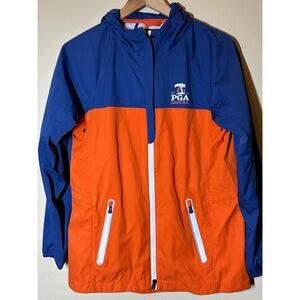 Polo Ralph Lauren PGA Harding Park 2020 Hooded Windbreaker Jacket S Two-Way Zip